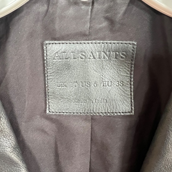 All Saints Dalby Biker Jacket - Picture 7 of 8